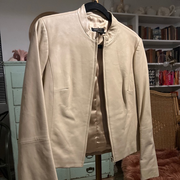 BCBG Max Azria Leather Jacket - Picture 1 of 5